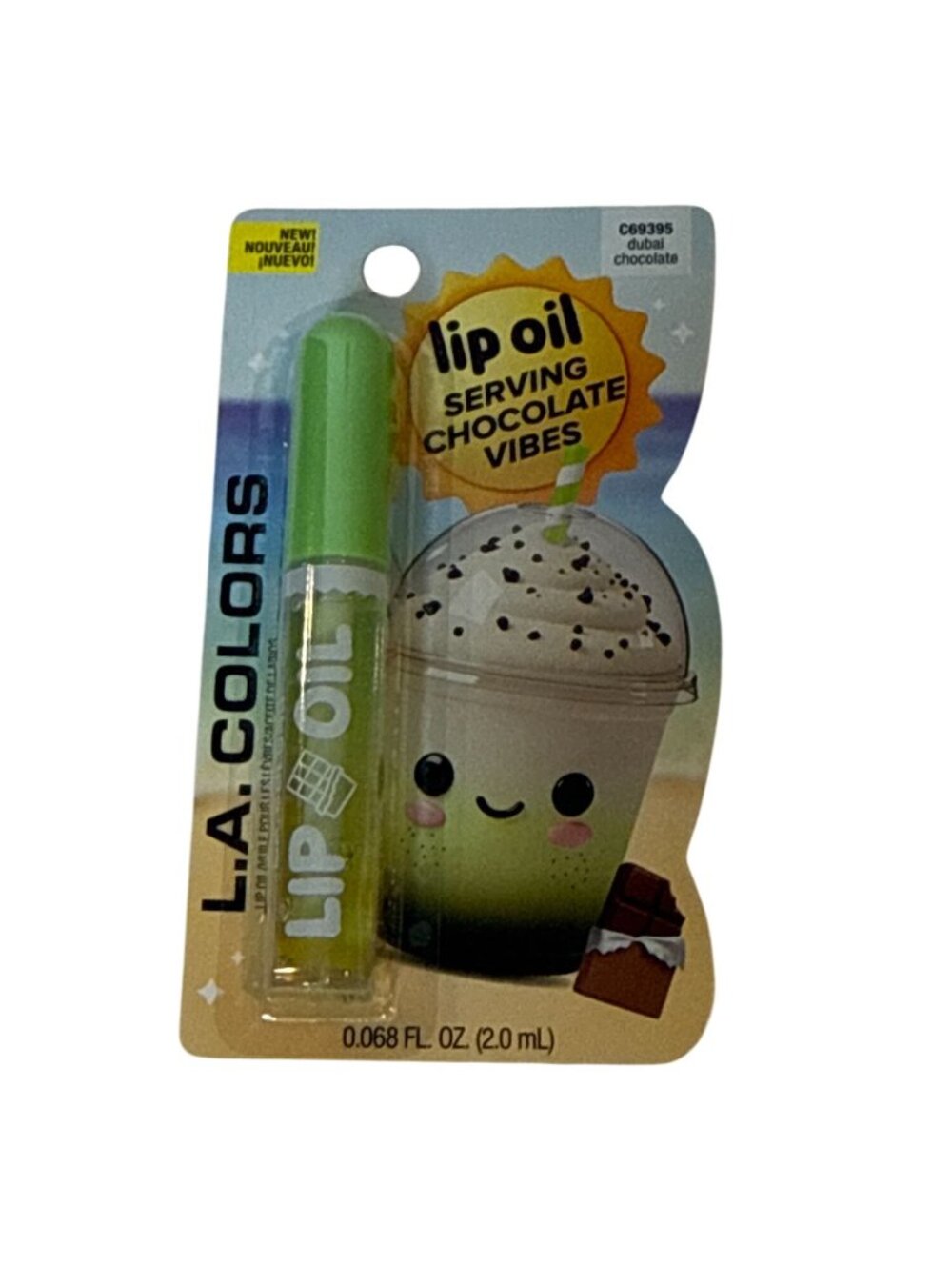 L.A. Colors Dual Chocolate Scented Lip Oil New